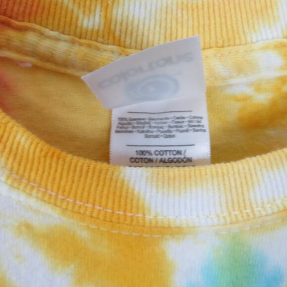 Kiss Concert Festival Rainbow Tie Dye Graphic Crewneck T-Shirt Small - Picture 5 of 6